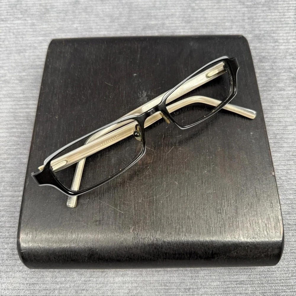 Converse Eyeglass Frames Rectangular Fade Black 140 Authentic Y2k - Picture 11 of 15